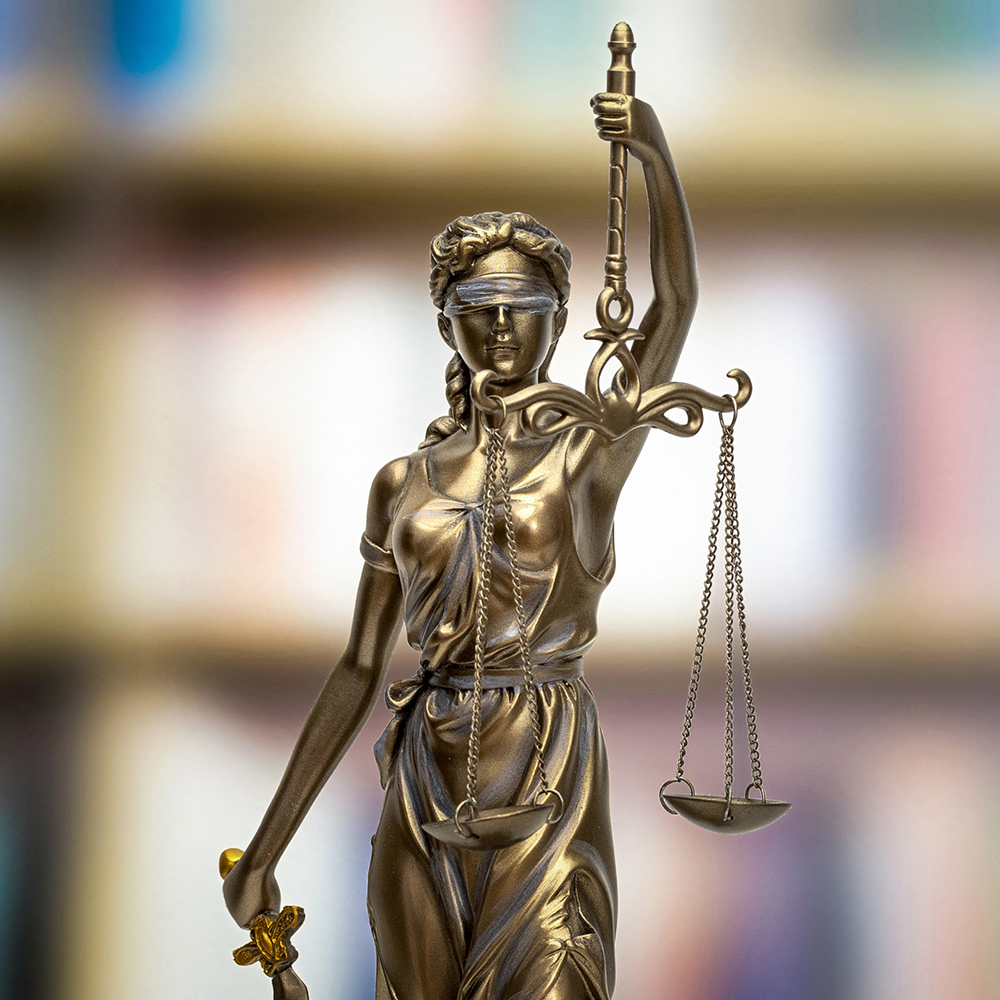 a statue of lady justice